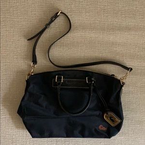 Dooney & Bourke navy nylon tote